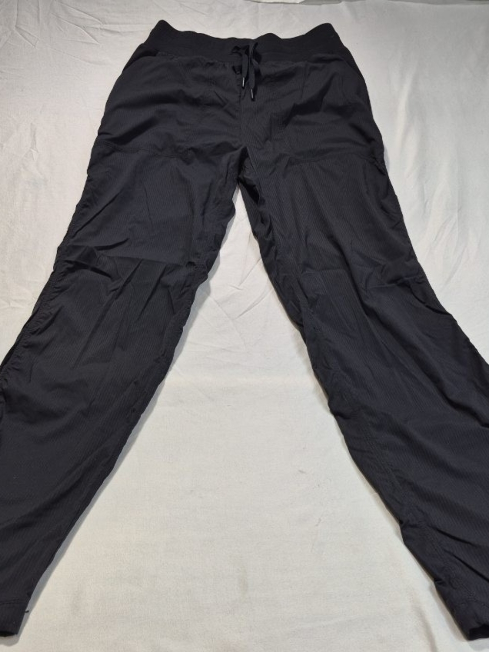 CRZ YOGA Women's Black Drawstring Wide Leg Pants